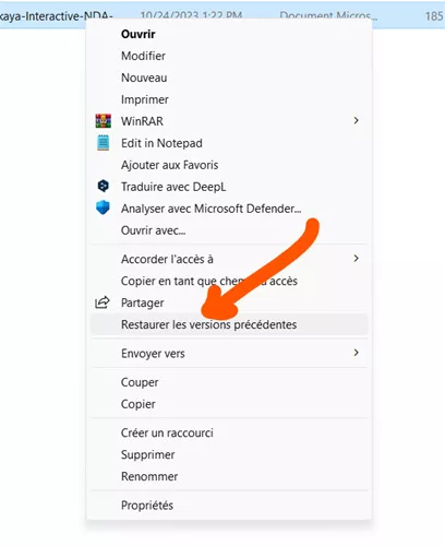 recover corrupt word document from previous versions-1