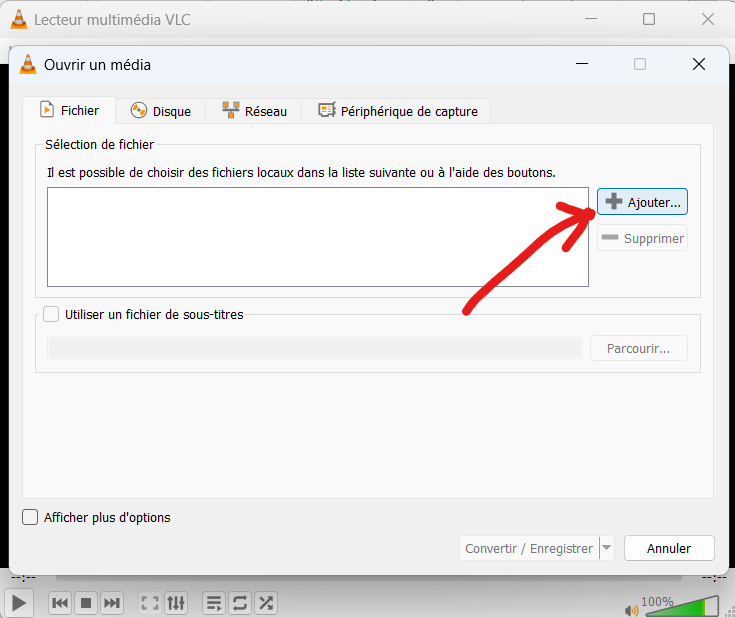 reparer mp4 avec vlc