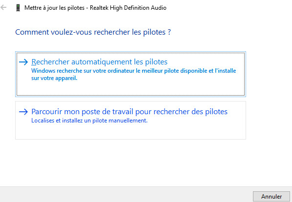 mettre à jour les pilotes audio pour résoudre le problème de pas de son sur mon pc-2