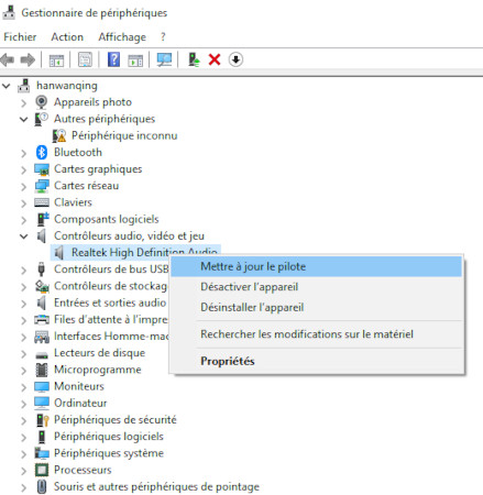 mettre à jour les pilotes audio pour résoudre le problème de pas de son sur mon pc-1