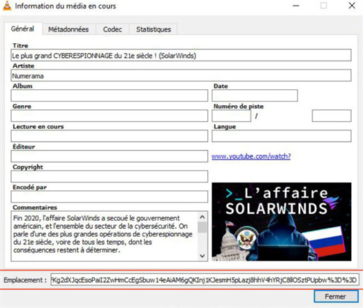 download youtube videos with vlc by getting video location information - 4