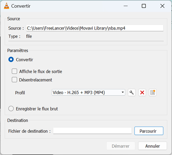 supprimer le son d'une vidéo avec VLC-3\