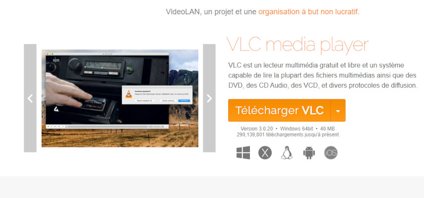 Télécharger et installer VLC