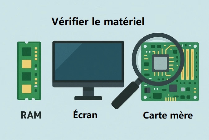 vérifier le matériel