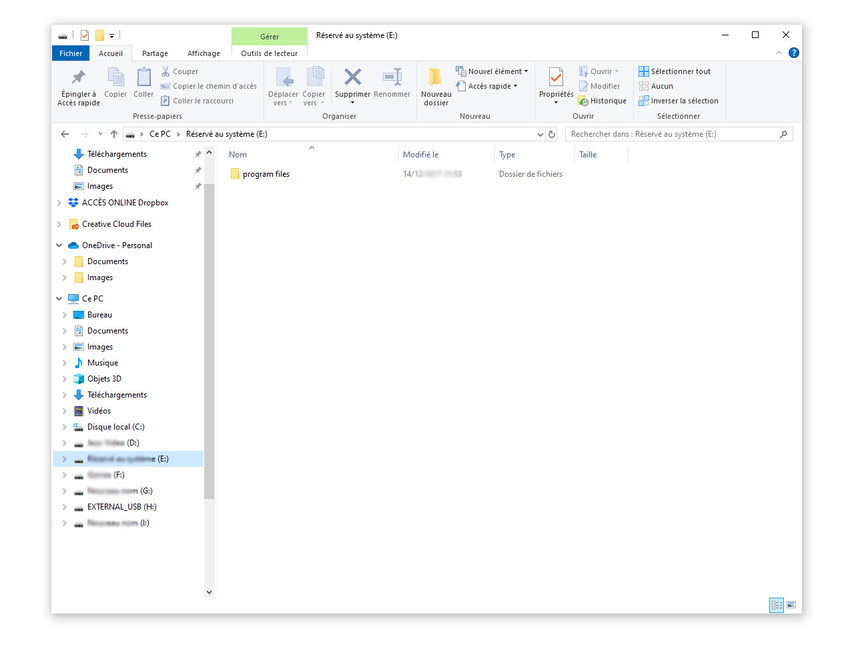 Réparer les disques durs externes corrompus avec des outils Windows-1