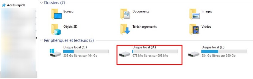 Utiliser l'Explorateur de fichiers de Windows pour convertir un disque dur NTFS en FAT32-1