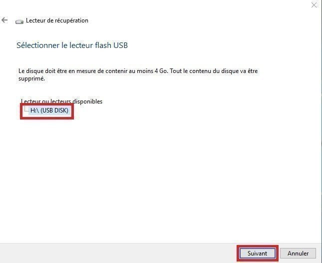Comment créer une partition de récupération dans Windows 10
