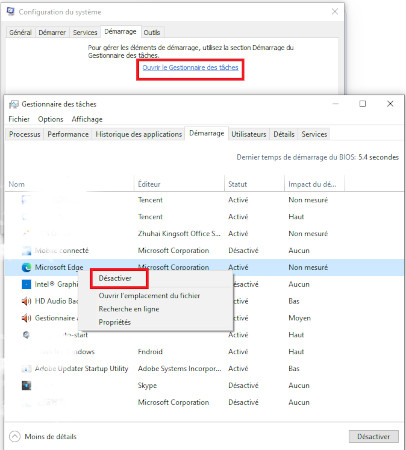Disable Applications