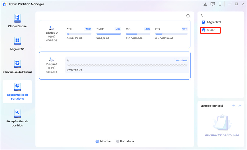 partitionner une Clé USB avec 4DDiG Partition Manager-1