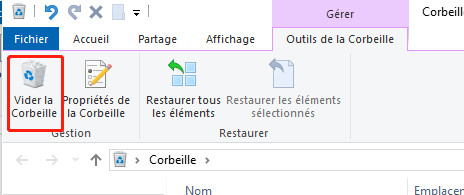 Comment libérer de l'espace sur le disque C - Étape 2