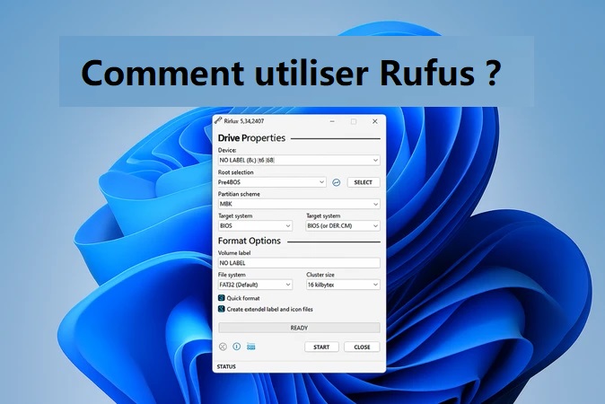 comment utiliser rufus