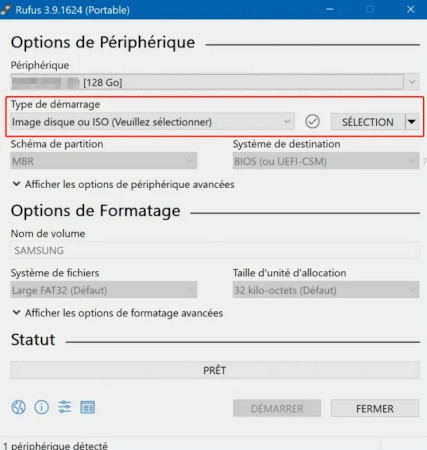 installation windows 11 sur pc non compatible
