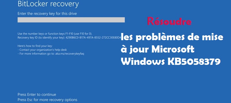 microsoft windows kb5058379 update issues