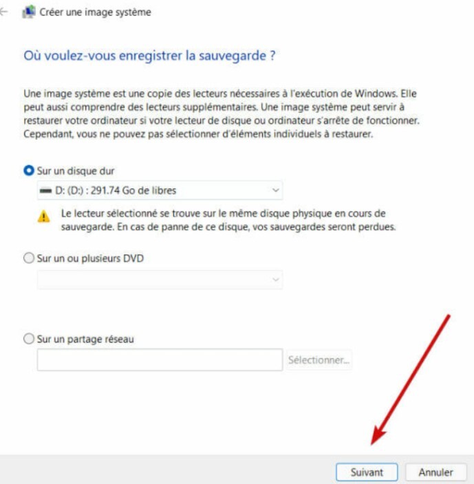 how to backup the computer to an external hard drive step 4