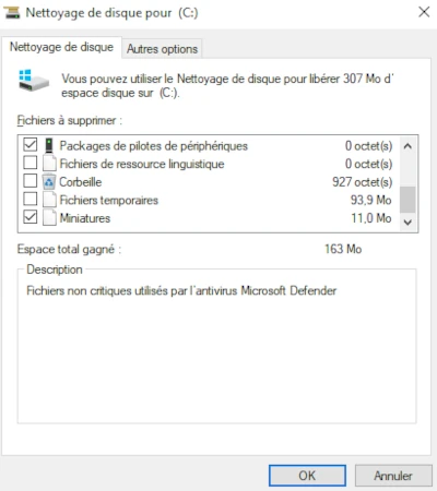 Fichiers temporaires