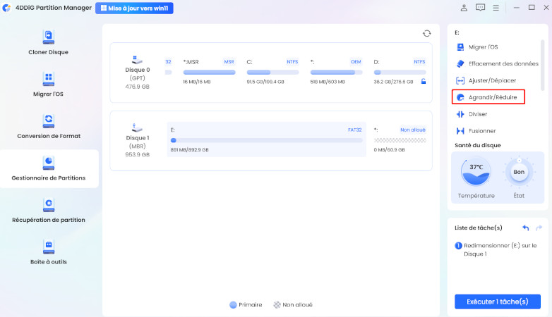 optimiser ssd windows 11 avec 4ddig partiiton manager-1