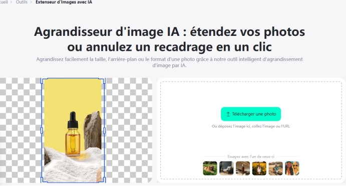 photoshop étendre une image 1