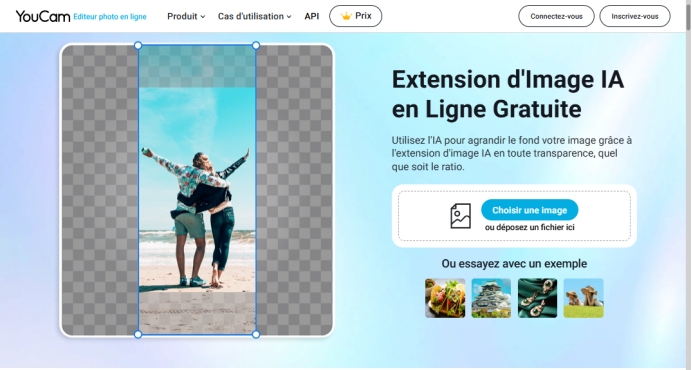 ia etendre une image