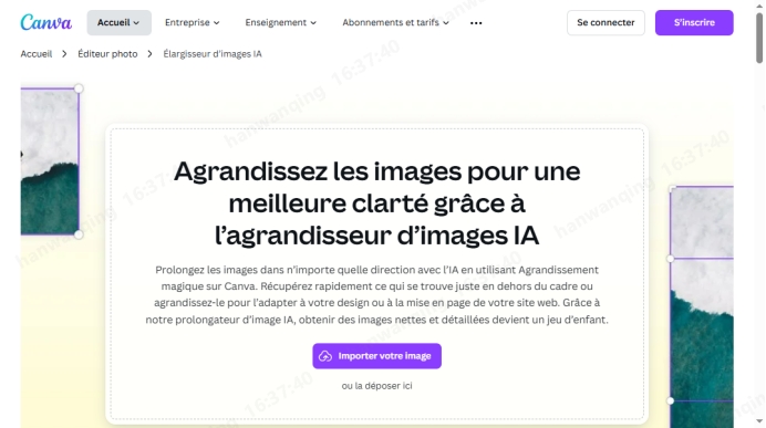 agrandir une image avec l’IA