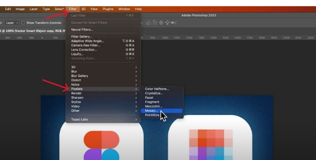 comment pixeliser une image sur photoshop 5