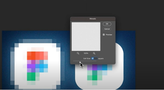 comment pixeliser une image sur photoshop 6