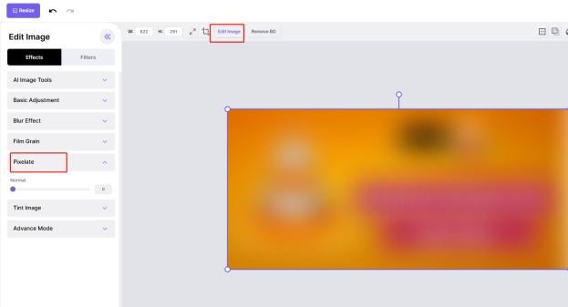 comment pixeliser une image sur photoshop 3