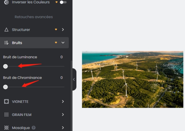 bruit appareil photo iphone 1