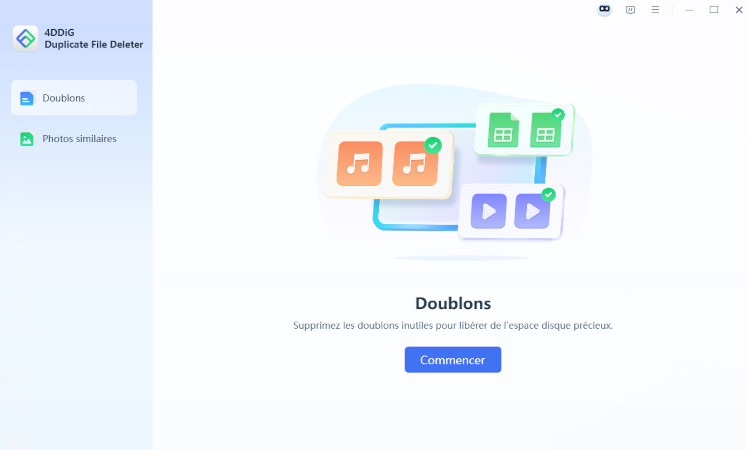 Supprimer les fichiers excel en double avec 4DDiG Duplicate File Deleter-1