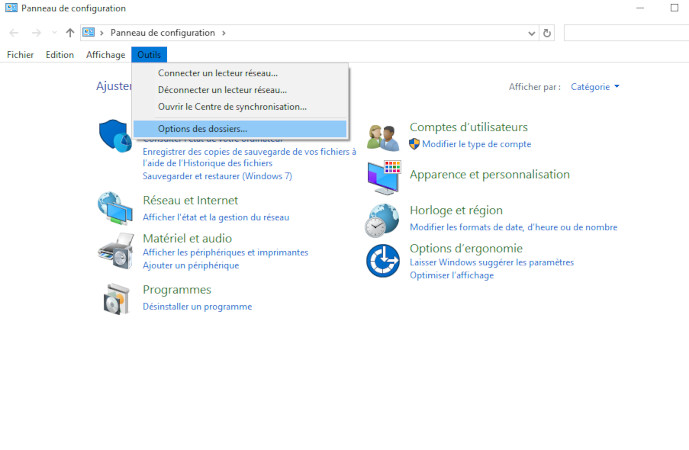 Restaurer les paramètres par défaut de l'explorateur windows-1