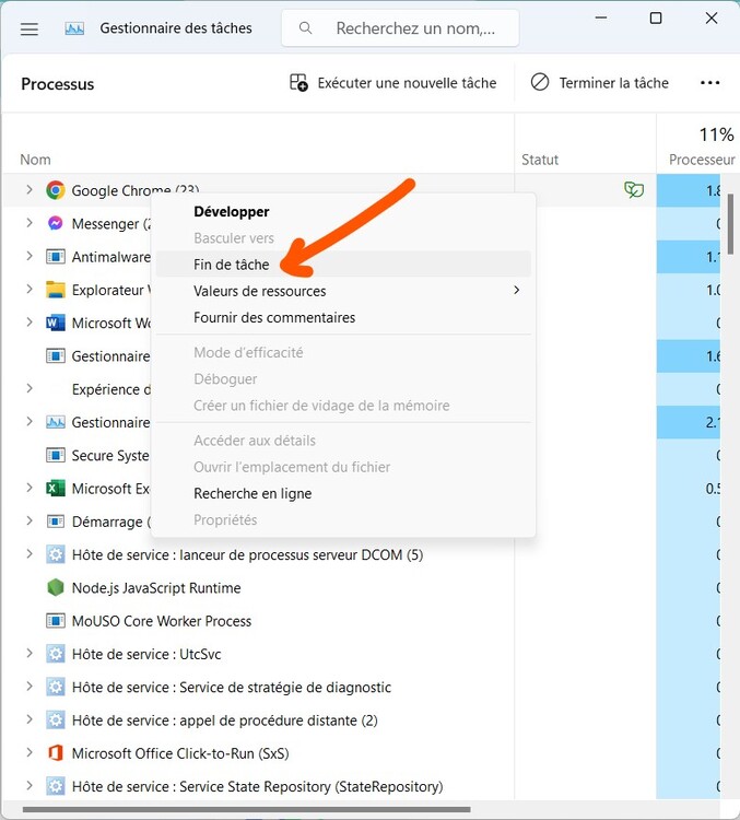 close unwanted programs
