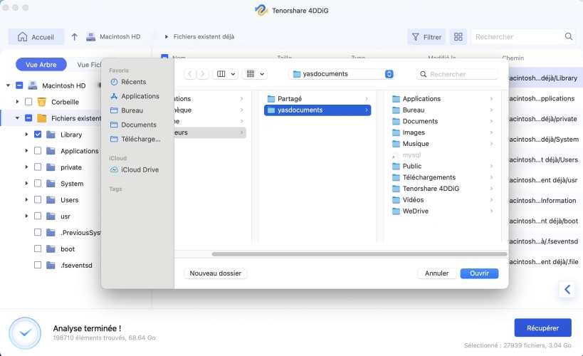 save recovered files