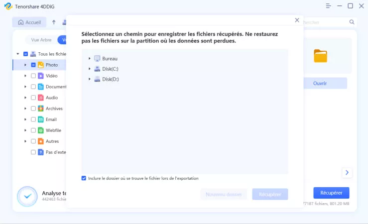 Guide de 4DDiG Data Recovery