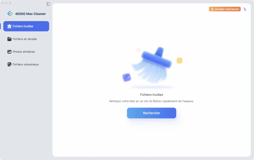 analyser les fichiers indésirables sur Mac