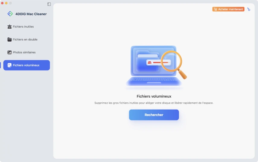 analyser les fichiers volumineux sur mac