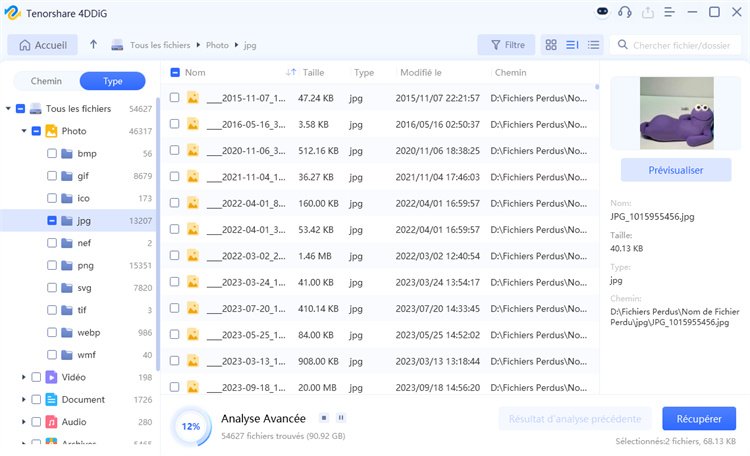 save recovered files