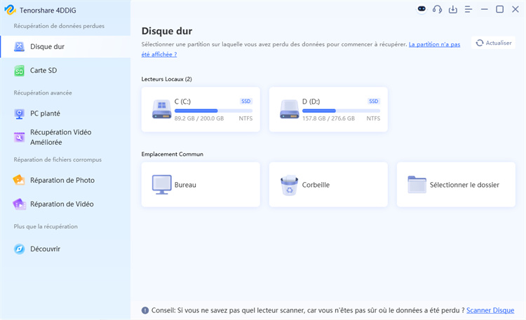 4ddig data recovery guide step 1