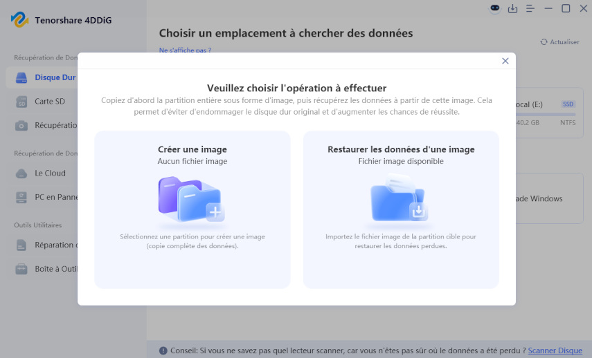 créer une image avec 4ddig
