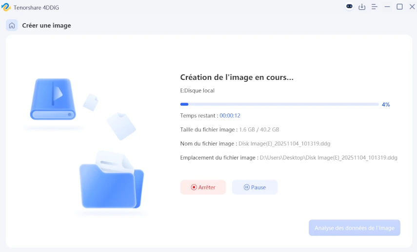 création du fichier image