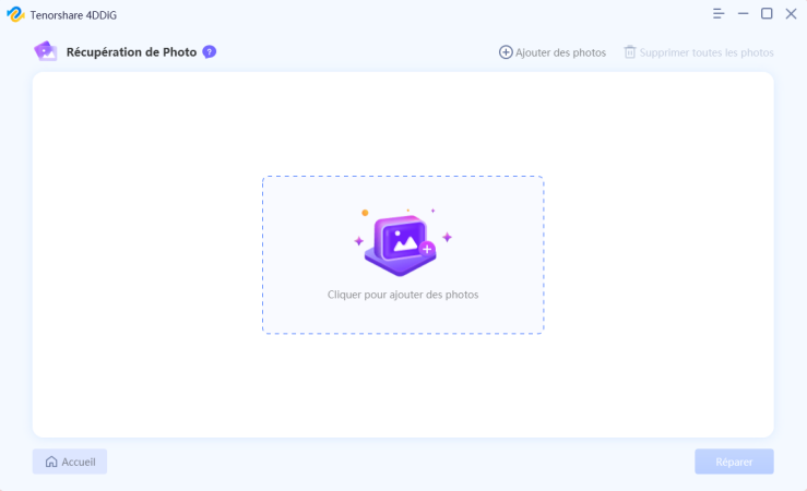réparer les photos endommagées