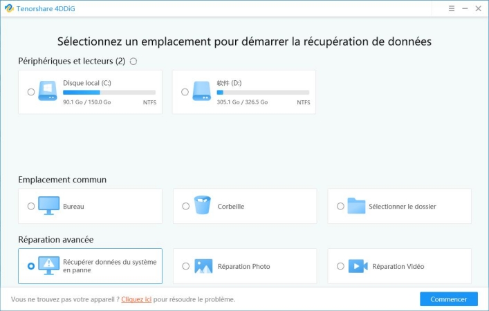 Préparation de Windows, n'éteignez pas l'ordinateur