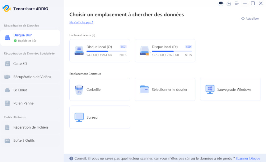 interface de 4ddig