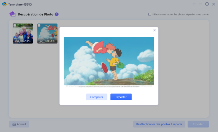 réparer les photos avec 4DDiG