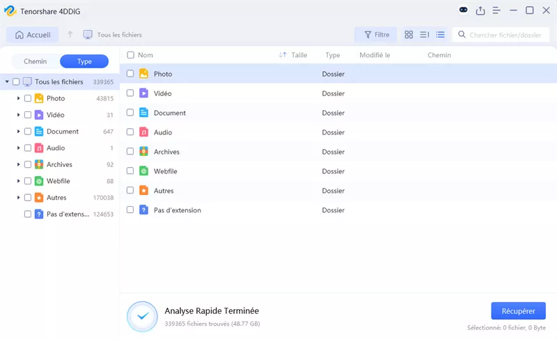 attendre la fin de l'analyse