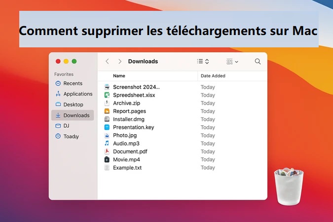 comment supprimer les téléchargements sur mac