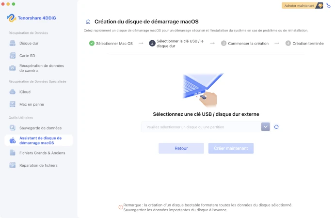 connecter une clé usb