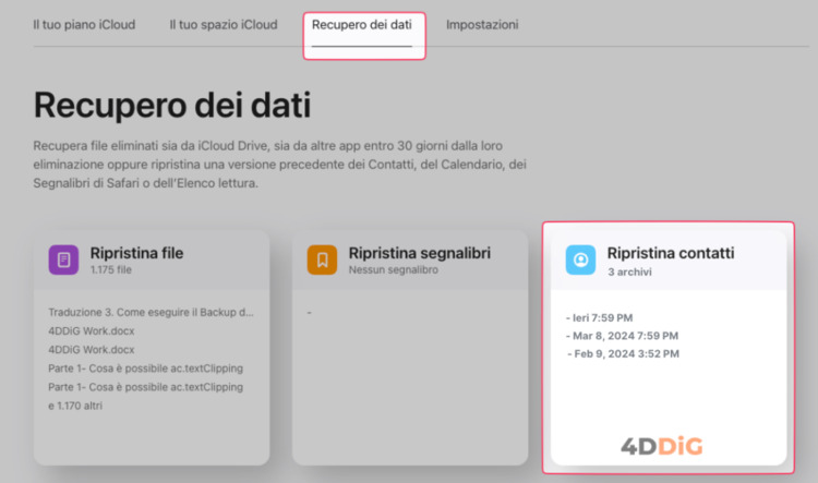 retrieve contacts from icloud to mac