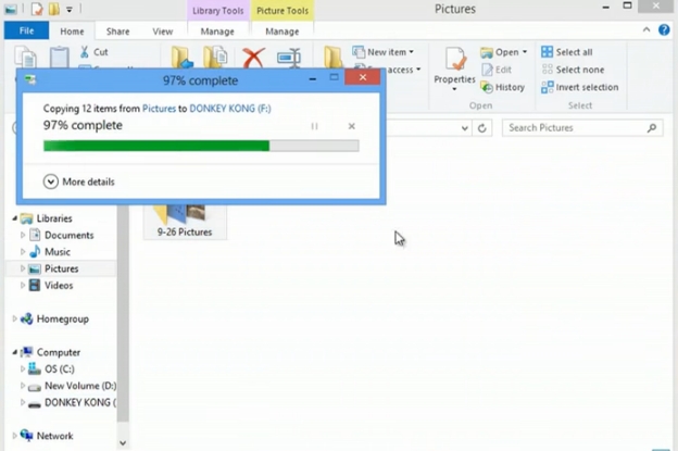 comment transférer des photos sur clé usb