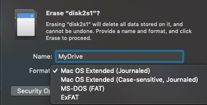Utiliser l'Utilitaire de disque pour formater une clé USB sur Mac-3