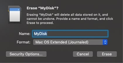 Utiliser l'Utilitaire de disque pour formater une clé USB sur Mac-5