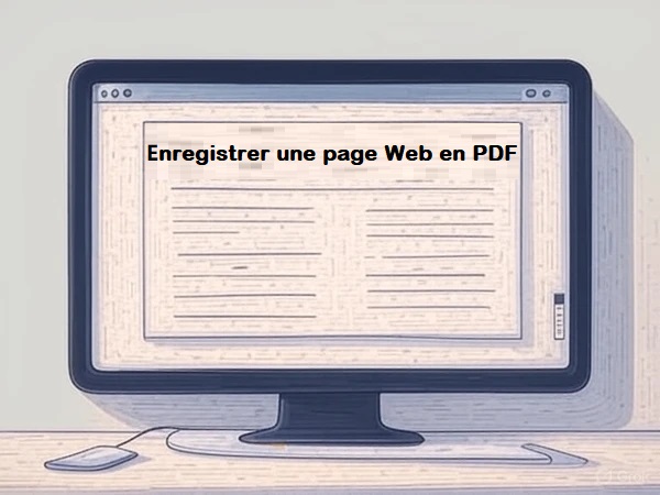 enregistrer une page Web en PDF